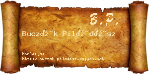 Buczák Piládész névjegykártya